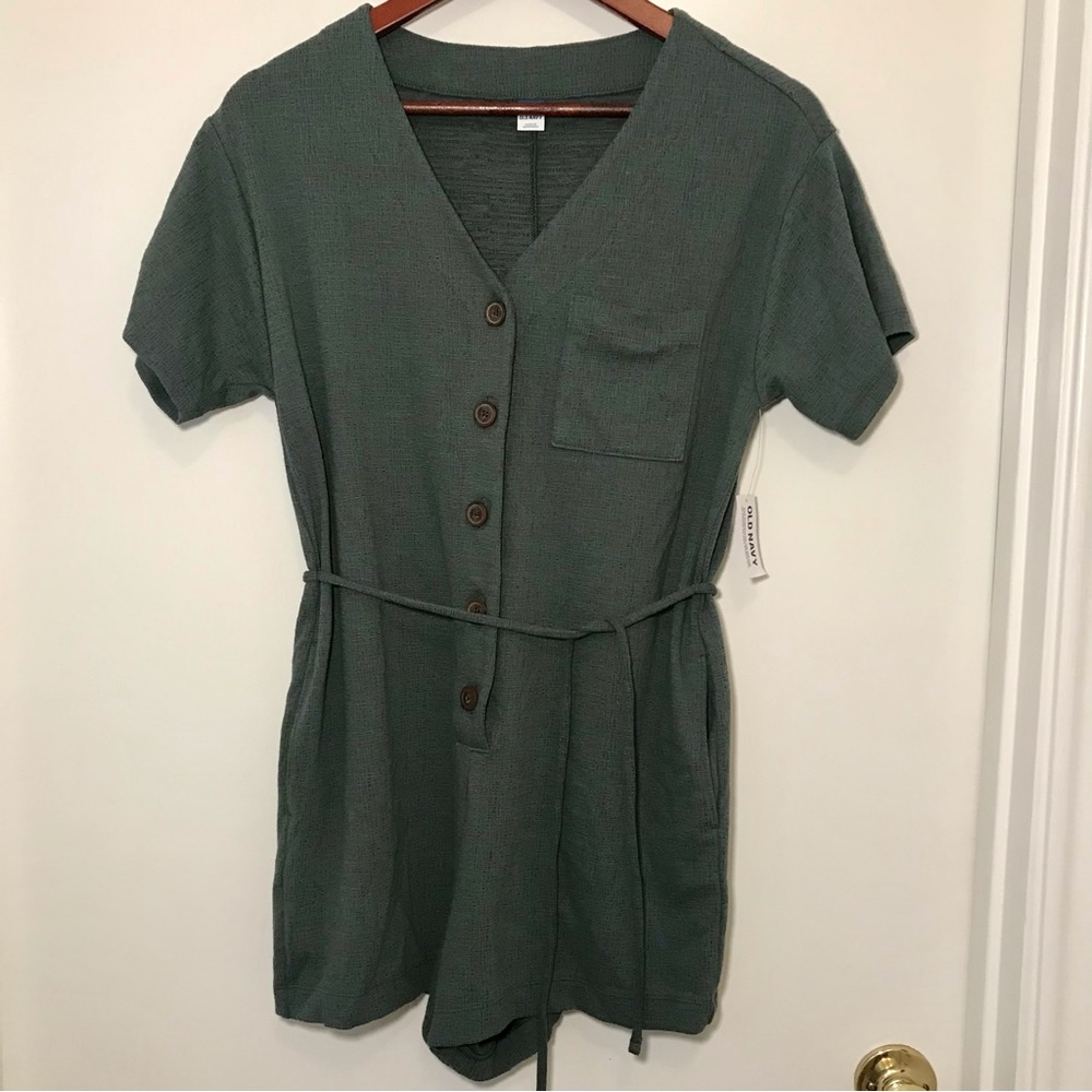 Old Navy Short Sleeve Romper – Green